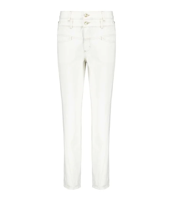 CLOSED Jean Curved-X Coton Crème soldes ligne 1