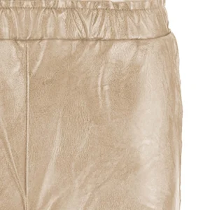 prix le plus bas MAEVY MOUVEMENT LIBRE Pantalon Pantavegan Cuir Vegan Champagne 9