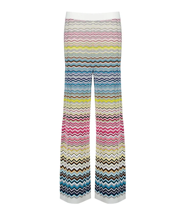 excellents soldes Missoni Pantalon Coton Multicolore 1