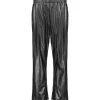 MM6 Maison Margiela Pantalon Cuir Noir magasin france 17