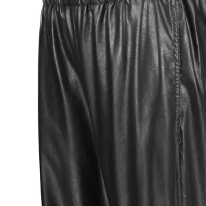 MM6 Maison Margiela Pantalon Cuir Noir magasin france 9