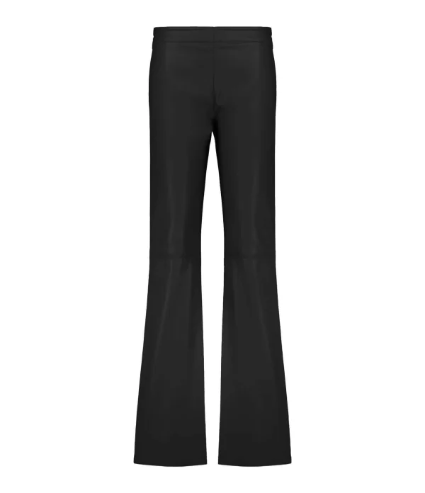 JEANNE VOULAND Pantalon Gill Simili Stretch Noir grande surprise 1