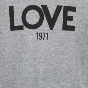 mode pas chere JEANNE VOULAND Tee-shirt Ben Love 1971 Coton Gris 9