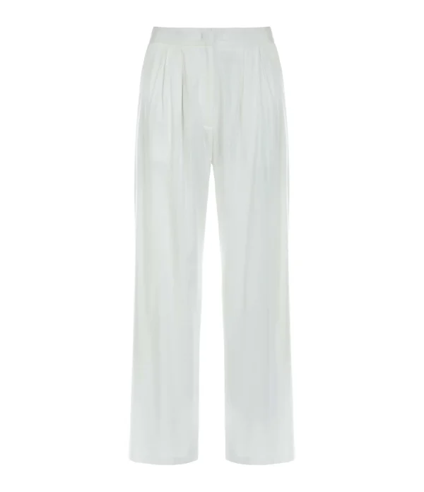 prix pas cher JEANNE VOULAND Pantalon Palazzo Haja Ivoire 1