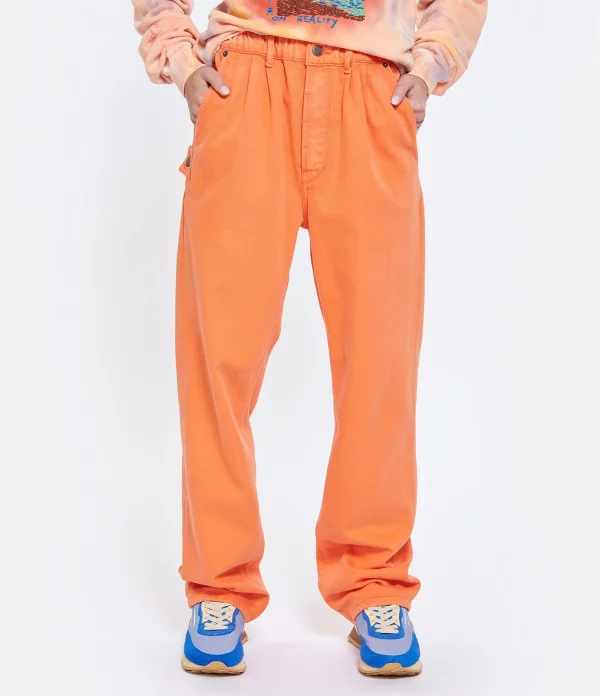 luxe soldes MIRA MIKATI Jean Coton Orange 7