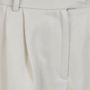 livraison la plus rapide MAISON STANDARDS Pantalon Carotte Albin Lin Écru 9