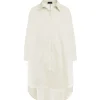 meilleure qualité ROBERTO COLLINA Robe Chemise Coton Beige 8