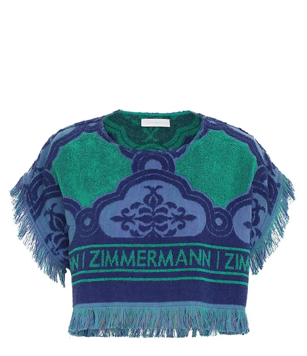 Dernières Nouveautés Zimmermann Top Tiggy Éponge Bleu Vert 1