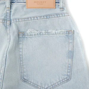 MOUSSY VINTAGE Jean Blue Villas Wide Denim Bleu Clair Paris 14