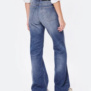 AMI Paris Jean Boyfriend Coton Denim Bleu Usé Paris 15