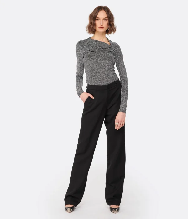 Service Clients Dédié ANINE BING Pantalon Classic Laine Noir 4