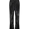 ANINE BING Pantalon Simili Cuir Noir ﻿soldes 26