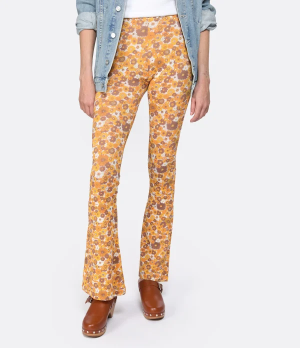 Top ventes ANTIK BATIK Pantalon Martina Imprimé Jaune 4