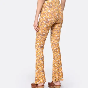 Top ventes ANTIK BATIK Pantalon Martina Imprimé Jaune 12