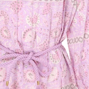 magasin paris ANTIK BATIK Robe Longue Flavie Mauve 7