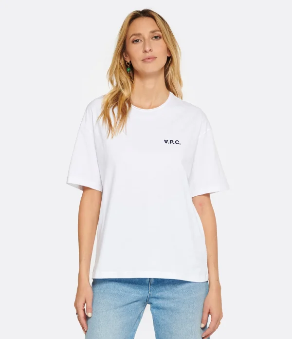 nouveau produit A.P.C. Tee-shirt Karol Coton Blanc 4