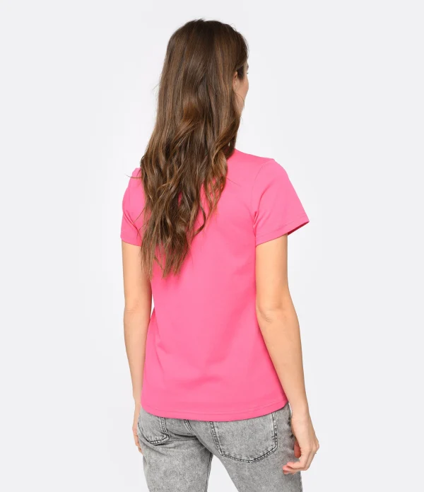 site pas cher A.P.C. Tee-shirt New Denise Coton Rose Vif 5