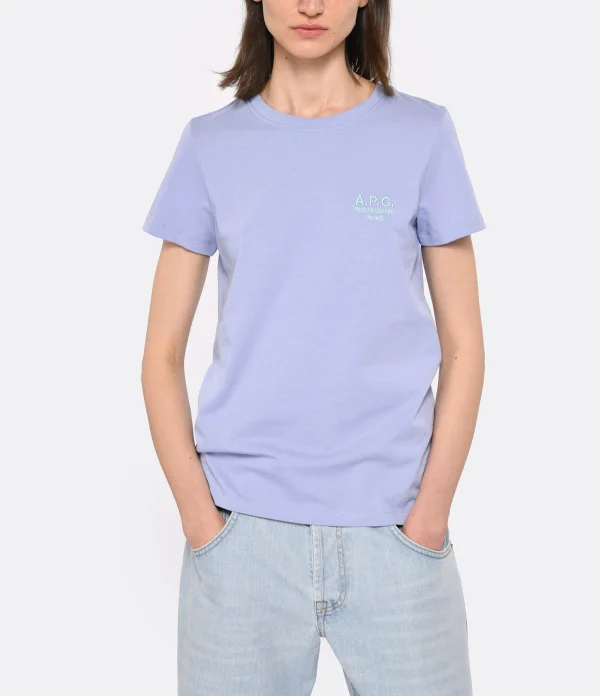 marque pas cher A.P.C. Tee-shirt New Denise Coton Lila 3