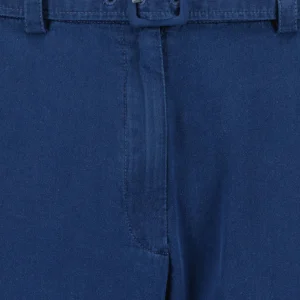 magasin paris A.P.C. Pantalon Fin Cléo Coton Bleu Indigo Délavé 9