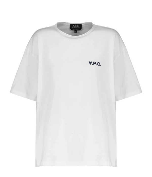 nouveau produit A.P.C. Tee-shirt Karol Coton Blanc 1