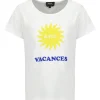 qualité d’originales A.P.C. Tee-Shirt Vacances F Coton Blanc 19