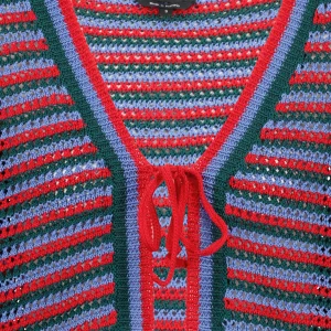 online boutique A.P.C. Cardigan Maggie Coton Multicolore 9