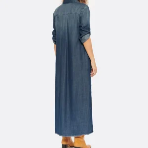 boutique en ligne Bella Dahl Robe Chemise Maxi Dark Ombre Wash 15