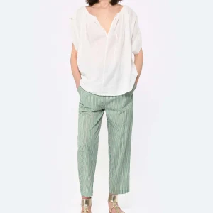 CHARLIE JOE Pantalon Karla Coton Vert bas prix 11