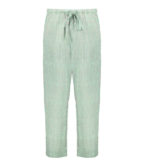 CHARLIE JOE Pantalon Karla Coton Vert bas prix 1