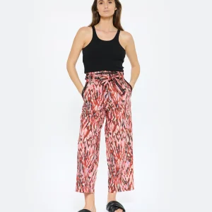 CHUFY Pantalon Bes Coton Bio Imprimé Rose Acheter 12