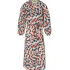 garantie de qualité CHUFY Robe Longue Pia Coton Imprimé Sicily Red 19