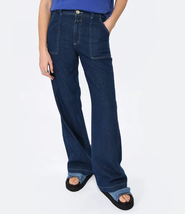 mode pas chere CLOSED Jean Aria Coton Bio Bleu Foncé 5