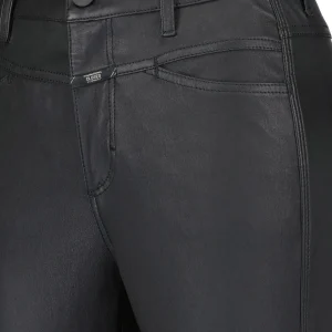 outlet soldes CLOSED Jean Skinny Pusher Cuir Agneau Noir 11