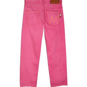 Pas Cher Magasin Soldes MIRA MIKATI Jean Broderie Coton Rose 12