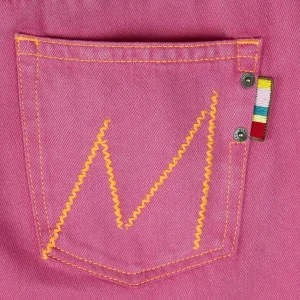 Pas Cher Magasin Soldes MIRA MIKATI Jean Broderie Coton Rose 16