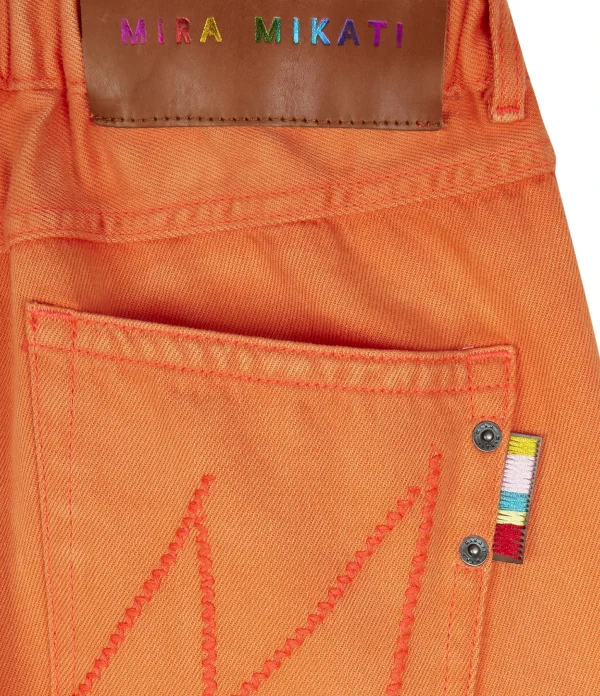 luxe soldes MIRA MIKATI Jean Coton Orange 5