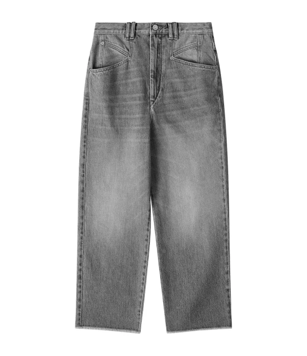 soldes ligne Isabel Marant Jean Dilali Coton Gris 1