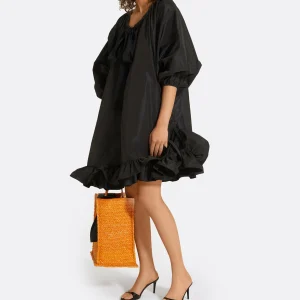 PATOU Robe Froufrou Noir boutiqued en ligne 14