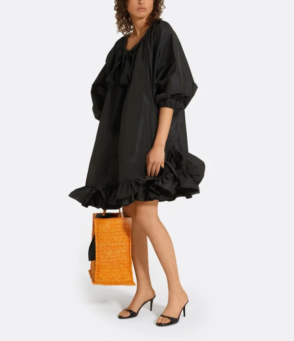 PATOU Robe Froufrou Noir boutiqued en ligne 4