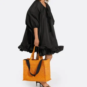 PATOU Robe Froufrou Noir boutiqued en ligne 16