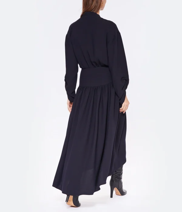 ELOAB Robe Rolls Bleu Marine à prix très bas 5