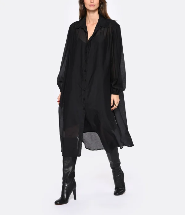 ELOAB Robe Noya Coton Noir Réductions 4