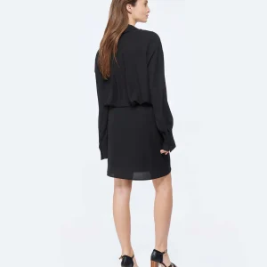 pas cher en ligne ESSENTIEL ANTWERP Robe Mini Dorsey Coton Noir 10