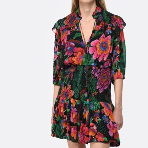 magasin paris Farm Rio Mini Robe Multicolore 11