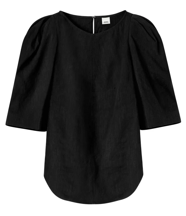 Isabel Marant Top Fergyo Chanvre Noir authentiques 1