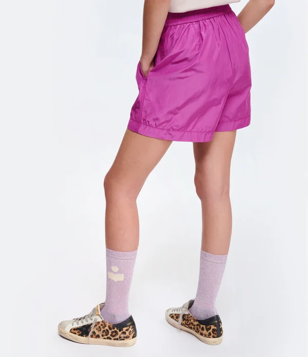 en solde FORTE_FORTE Short Coton Violet 6