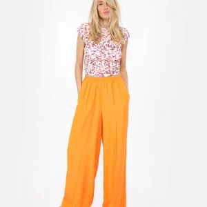 FORTE_FORTE Pantalon Fluide Tangerine fashion pas cher 11