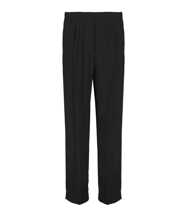 FORTE_FORTE Pantalon Georgette Noir Officielle 1