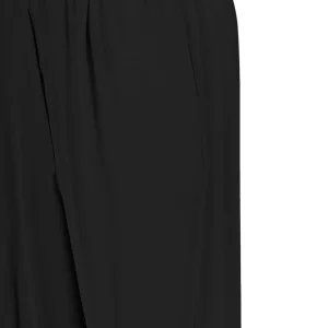 FORTE_FORTE Pantalon Georgette Noir Officielle 9