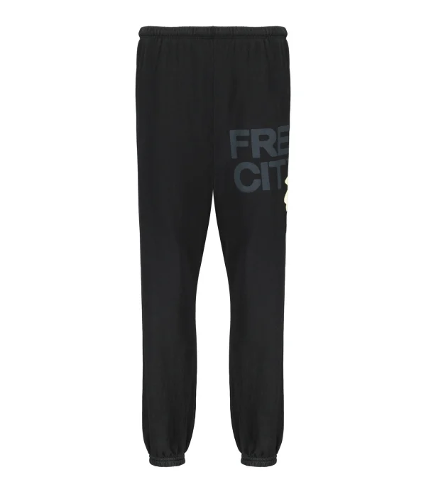 FREECITY Jogging Free City Coton Blackspace Cream en promotion 1